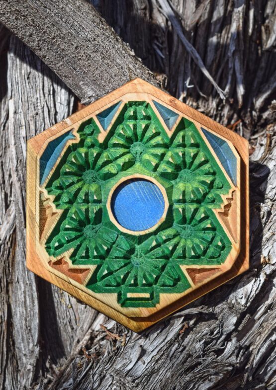 Handcrafted Wooden Wood Tree Settlers of Catan Tile