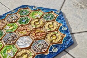 artisanal board games high end luxury collectible antique catan