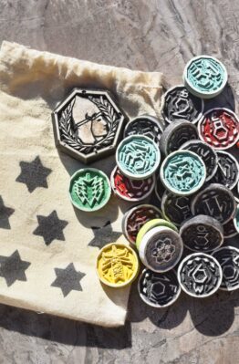 cnc diy settlers of catan hand made tokens gift idea gamer